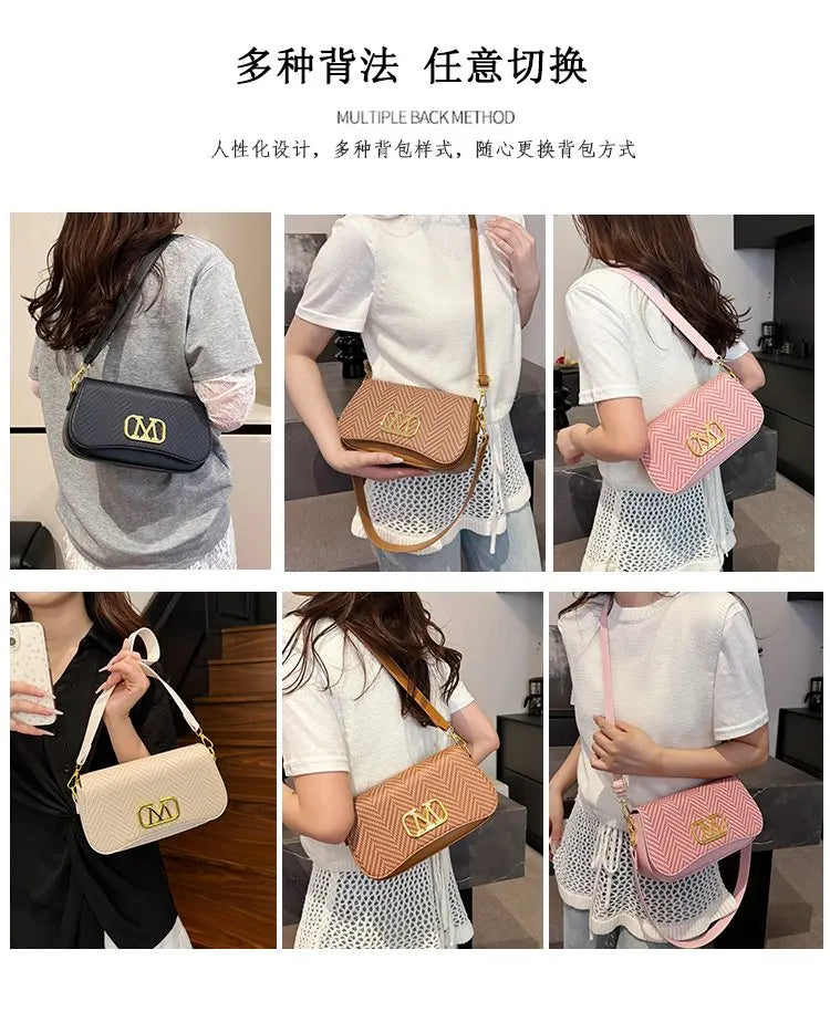 Famous Designer Crossbody Bag Trendy Letter Logo Also Serves As A Chic And Spacious Diaper Bag For Women