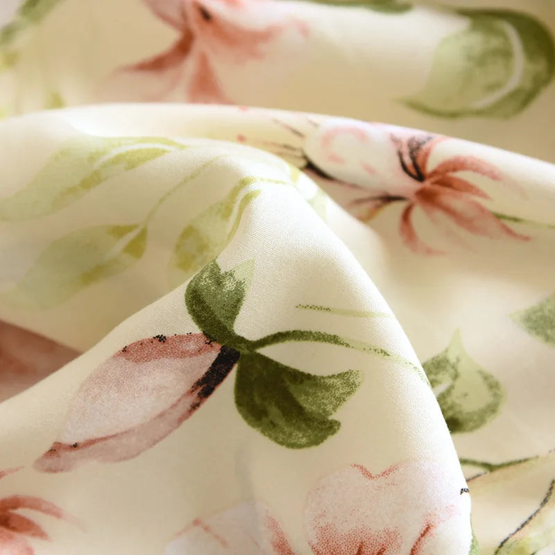 Cloud Cotton Story Women's Floral Pajama Pants - 100% Viscose Loose