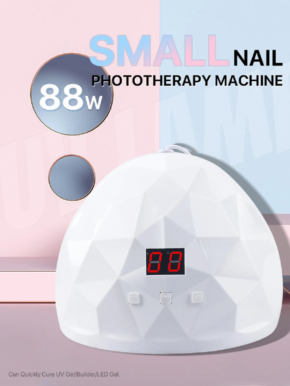 LINMANDA Nail Lamp 88W 18LED Uv Light for Nails Curing Lamp 3 Timer Setting Nail Dryer Gel Polish Light With Automatic Sensor