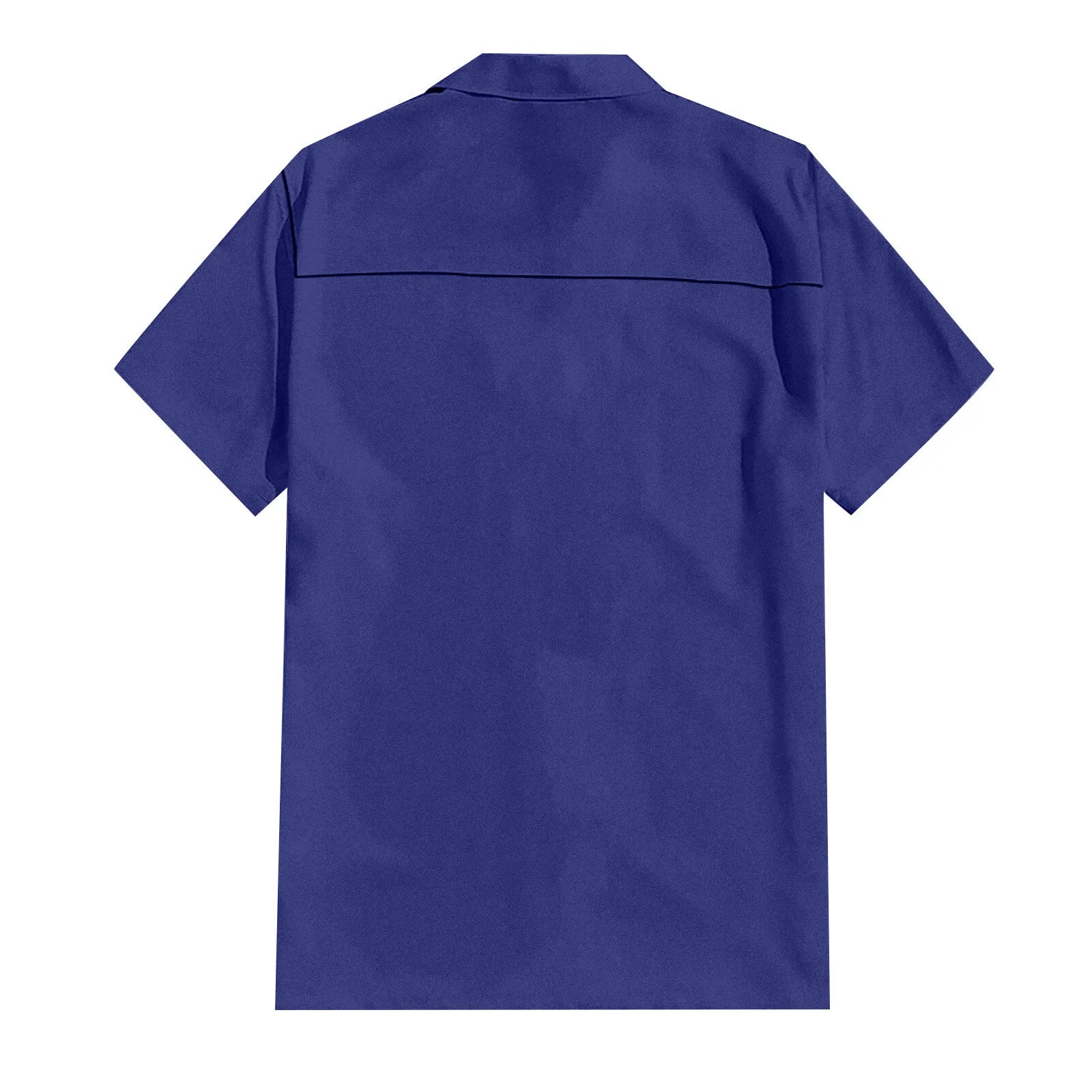 Men'S Short-Sleeved Shirts Cotton Linen Summer Solid Color Turn-Down Collar Quick Drying Casual Beach Style Plus Size Shirts