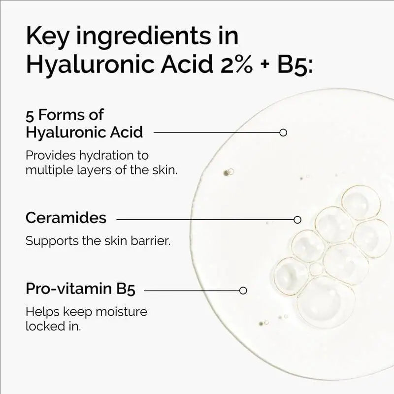 The Ordinary Hyaluronic Acid 2% + B5 Face Serum, 30ml
