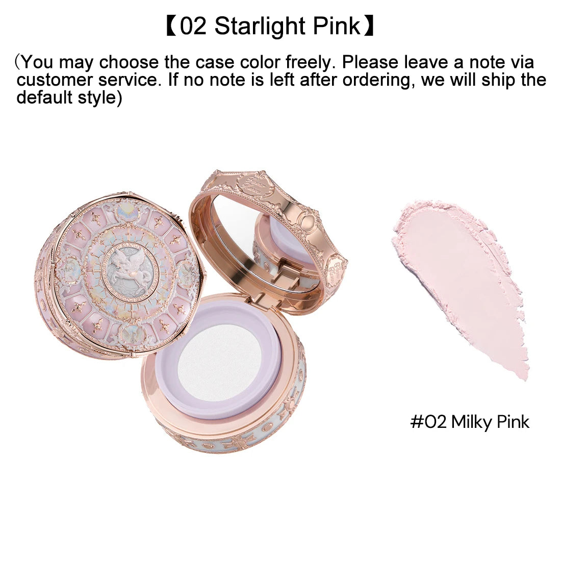 Flower Knows Knight Unicorn Makeup Set - Eyeshadow, Blush, Lipstick