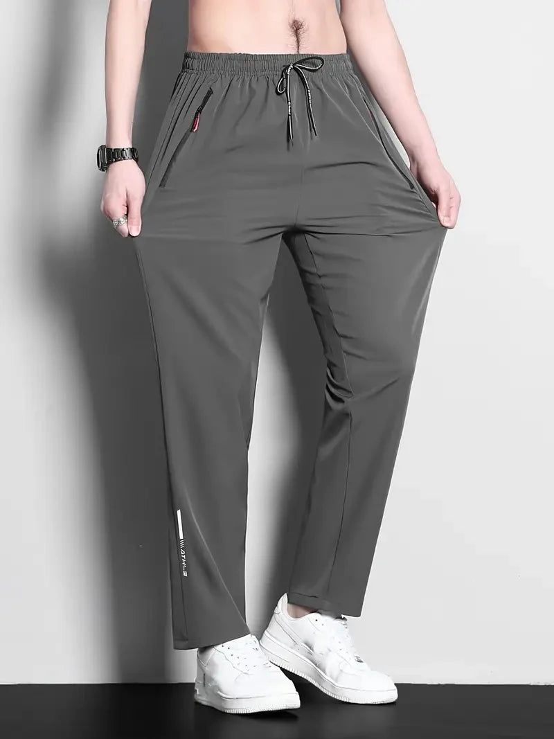 Men's Casual Jogger Pants | Lightweight Print Sports Trousers XS–XXL