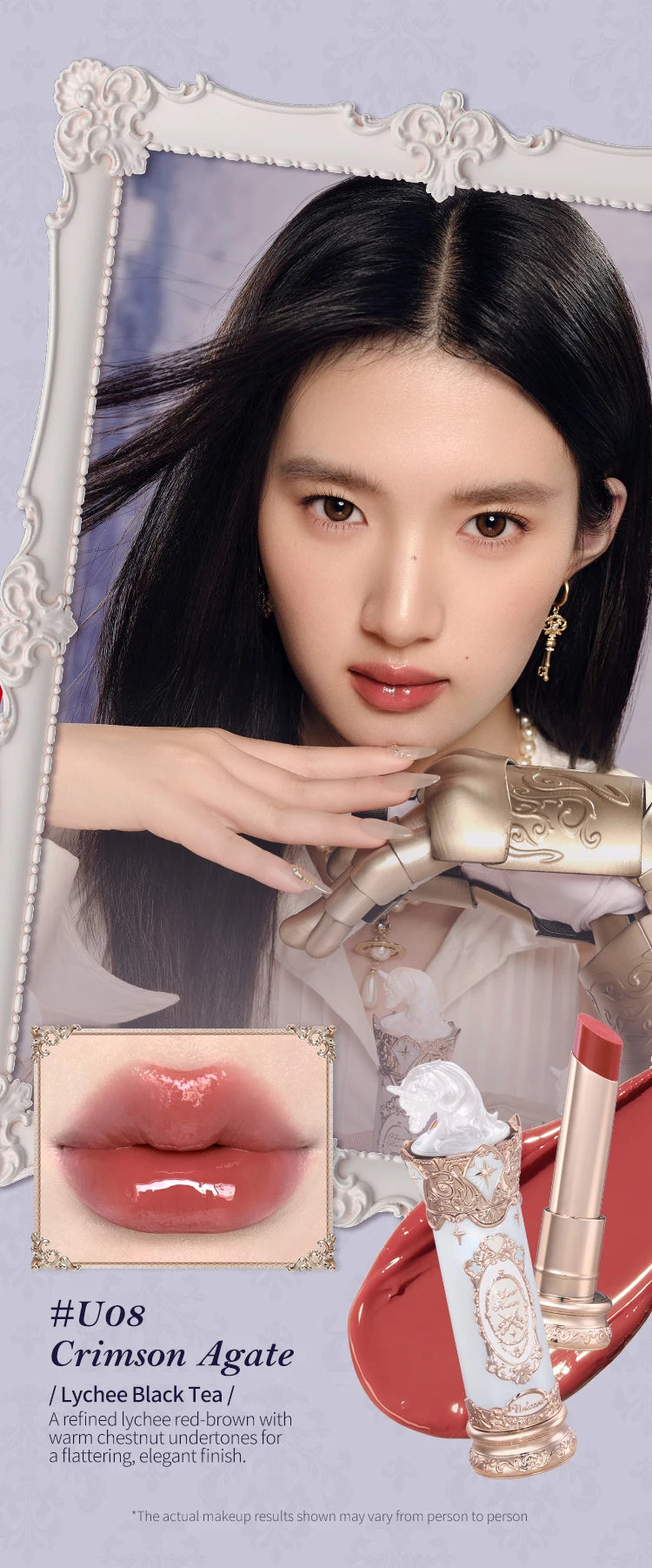 [NEW]Flower Knows Knight Unicorn Collection Glazed Lipstick