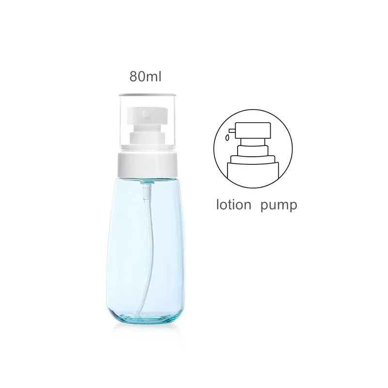 Upg Fine Mist Spray Bottle Set 30ml 60ml 100ml Refillable Travel Bottle With Lotion Pump