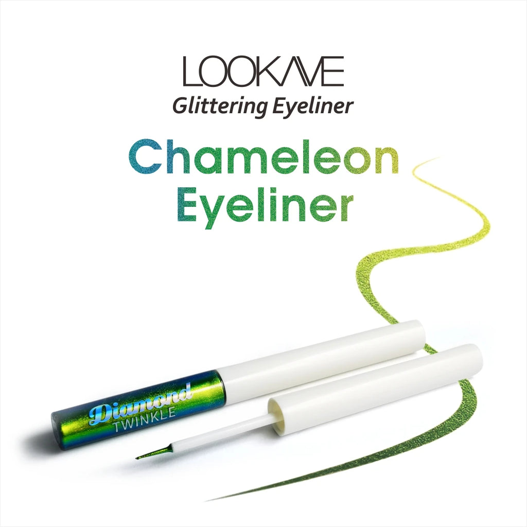 Shiny Chameleon Liquid Eyeliner Waterproof Glitter Long-lasting High Pigment Smudge-proof Pearlescent Eye Liner Makeup Cosmetic