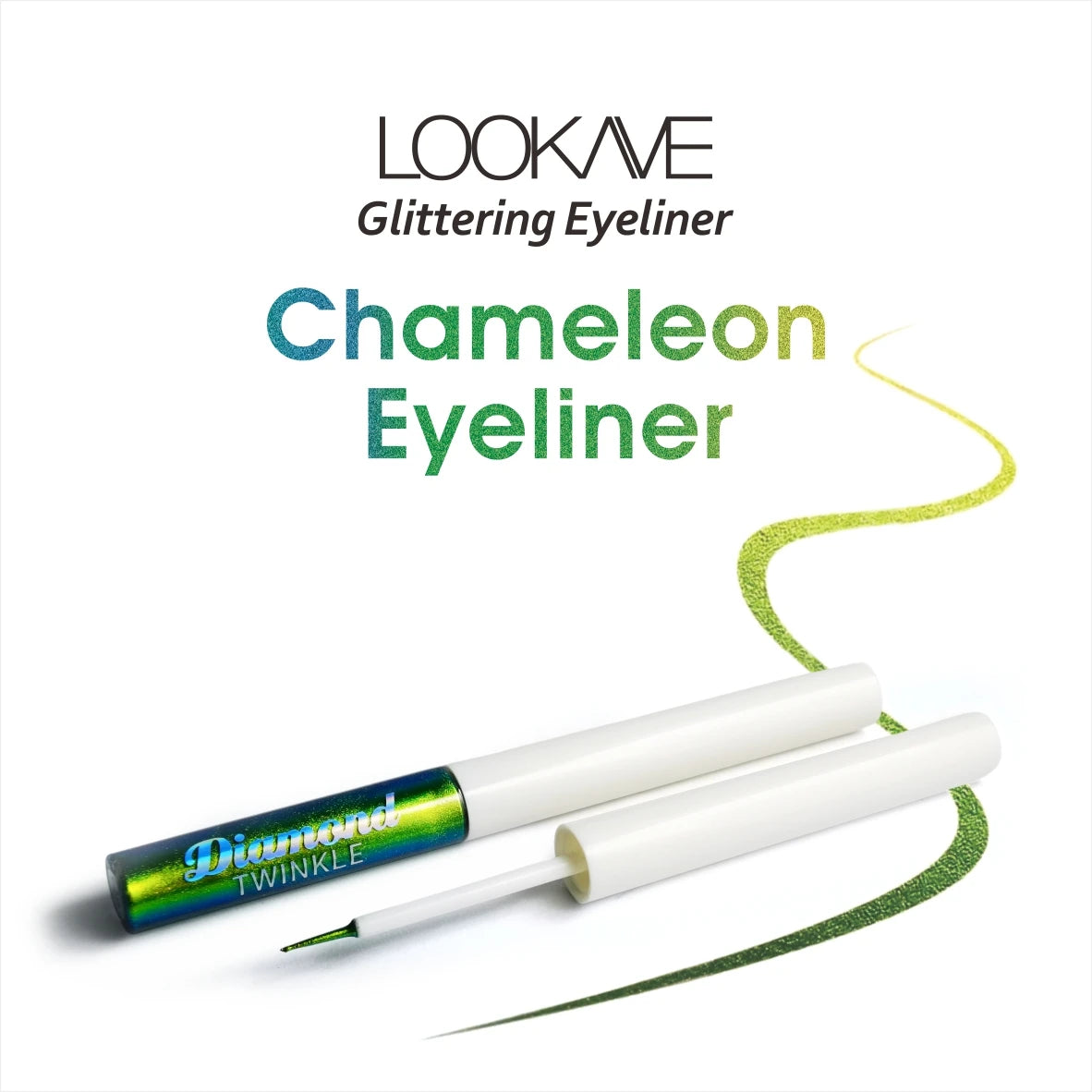 Shiny Chameleon Liquid Eyeliner Waterproof Glitter Long-lasting High Pigment Smudge-proof Pearlescent Eye Liner Makeup Cosmetic