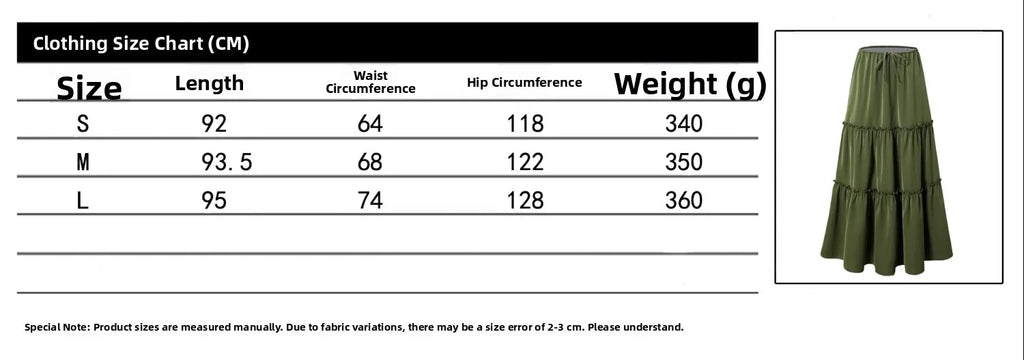 Elegant High Waist Elastic Pocket Long Skirt Adjustable Belted Half Body Skirt Women's Home Fashion Spring 2025 Polyester Blend