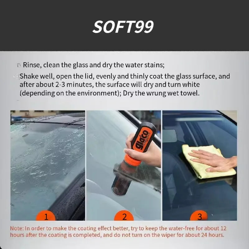 Soft99 Car Accessories Universal JDM Ultra Soft99 Glaco Long Last Car Windshield Glass Waterproof Rainproof Agent