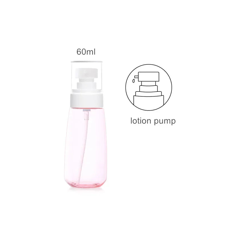 Upg Fine Mist Spray Bottle Set 30ml 60ml 100ml Refillable Travel Bottle With Lotion Pump