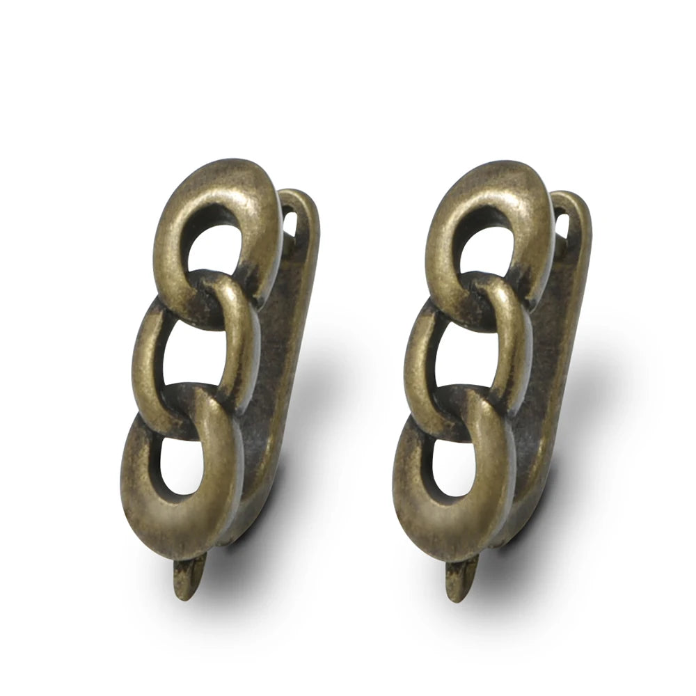 1 Pair New Antique Bronze Earrings Findings For Diy Woman Jewelry Earring Hooks Accessories Handmade Making Supplies