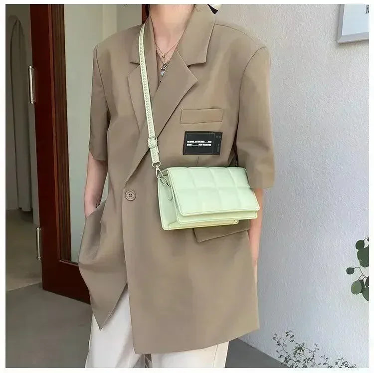 Women's Bag Fashion PU New 2024 Female Literary Single Shoulder Bags Minority Design Cross Body Fashion Handbags Bolsos