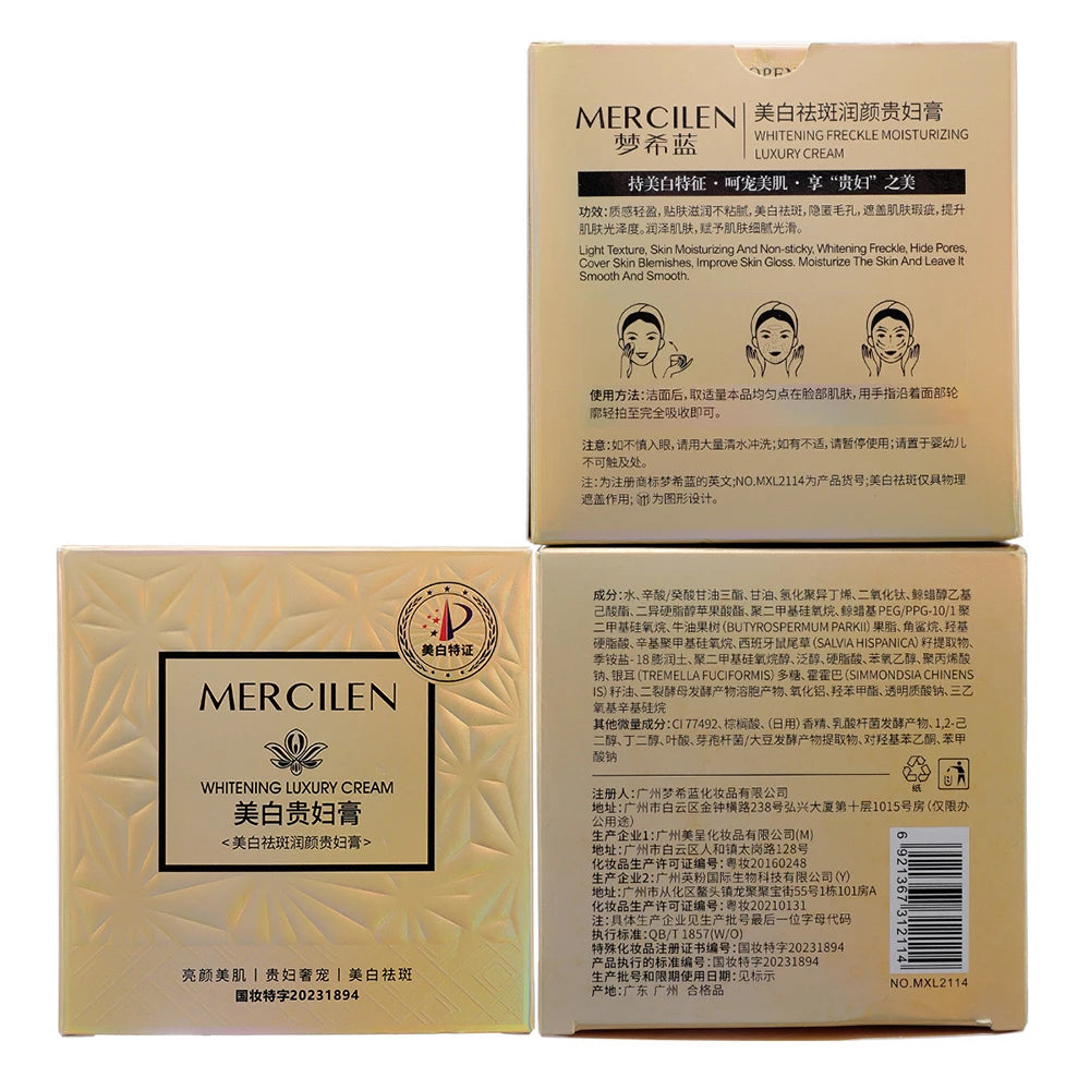 OUSHUFEI Lady Cream Isolation Concealer - 30g Moisturizing Oil Control