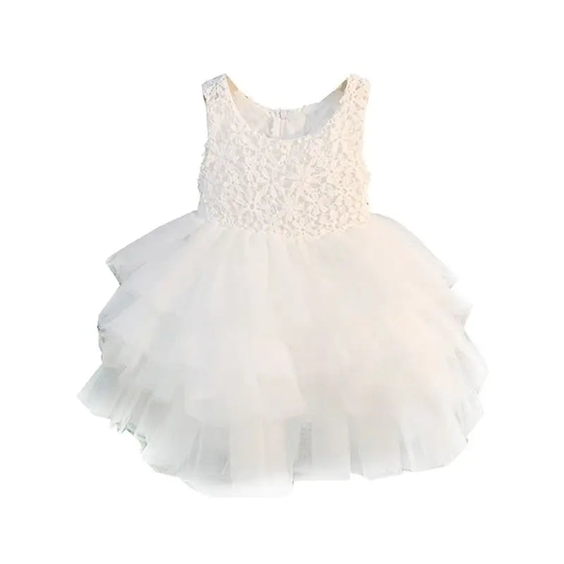 2026 Summer Kids Vest Dress Princess Tutu Skirt Performance Outfit Set Girls Sleeveless Dress