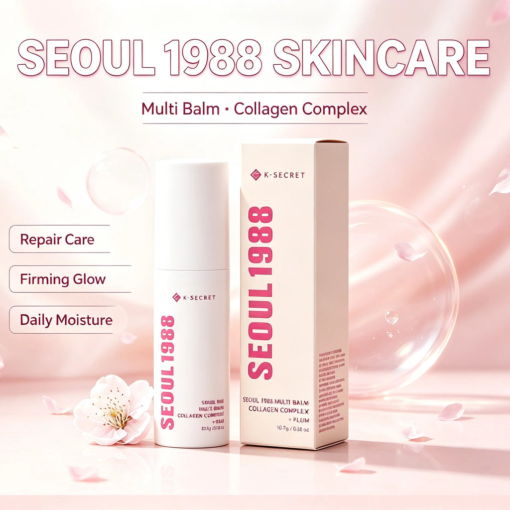 Korea SEOUL 1988 Collagen Complex Multi Balm Stick 10g Deep Hydrating Firming Anti-Aging Multi-Purpose Balm Skin Care