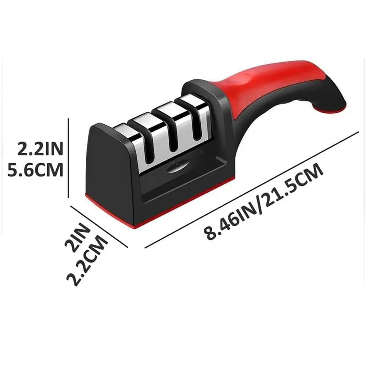 3-Stage Kitchen Knife Sharpener - Multi-Functional Sharpening Tool