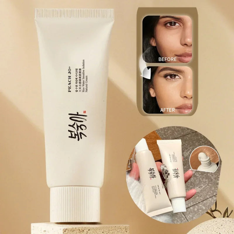 Korean Rice Essence Sunscreen Lotion - Moisturizing Makeup Primer