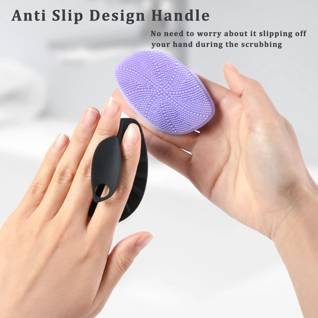 Silicone Face Scrubber,Facial Cleansing Brush,Facial Washing Brush for Deep Clean Pore Clean Blackhead Exfoliating and Massaging