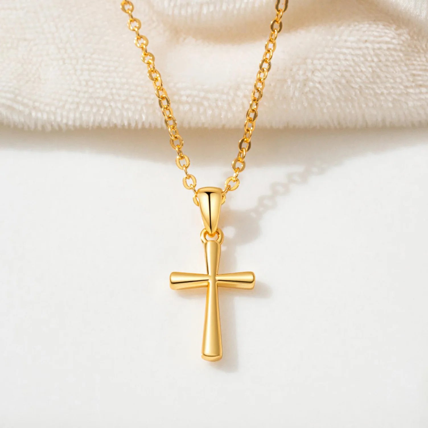 New 925 Sterling Silver Cross Necklace Style Geometric Style Woman Pendant Choker Birthday Exquisite Jewelry