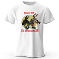 Trust Me I Am An Engineer Printed 100% Cotton Y2K Classic Funny T-Shirt For Men Women'S Sportswear Tops Tees 62466
