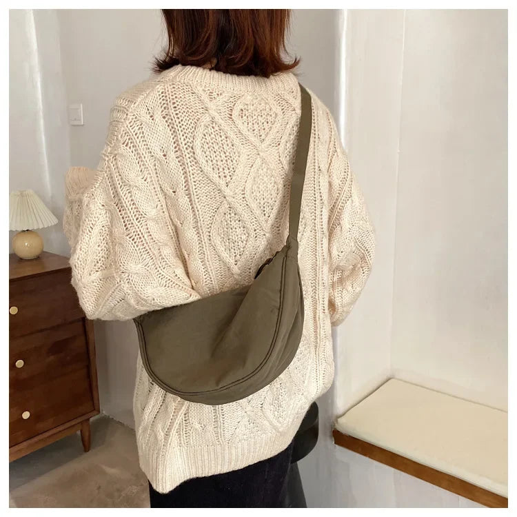 Casual Nylon Hobos Crossbody Bag for Women Designer Shoulder Bags Large Capacity Tote Lady Travel Shopper Bag Female Purses