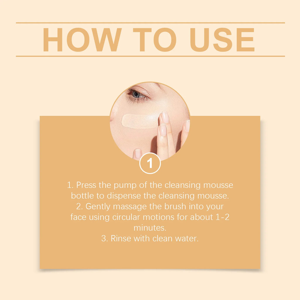 Jaysuing Turmeric Brighten Facial Cleanser Mousse - 100ml