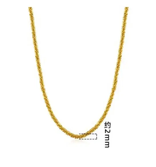 Italian 925 Sterling Silver Sparkling Clavicle Chain Shiny Choker Exquisite Necklace For Women Girls Fine Jewelry Wedding Gift