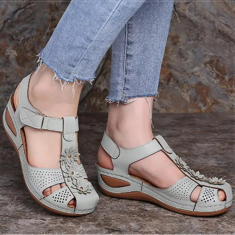 Customizable Women Sandals Wedges Heels Sandals Chaussures Femme Soft Bottom Platform Gladiator Casual Shoes Tailor-made Suits