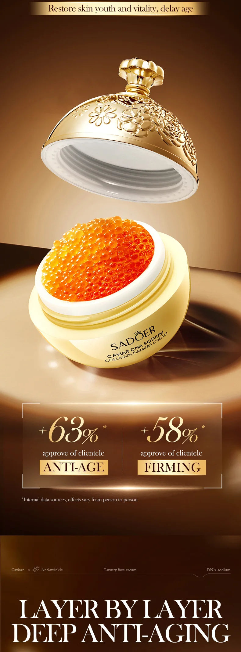Hoygi Collagen Pearl Anti-Wrinkle Face Cream - Firming 30g