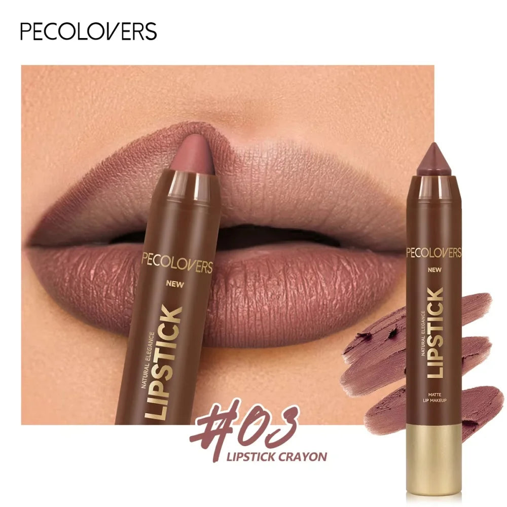Fine Tip Lip Sexy Brown Red Lipstick Liner Pen Soft Mist Matte Lip Crayon Pencil Lip Contouring Lipliner Outline Tint Cosmetic