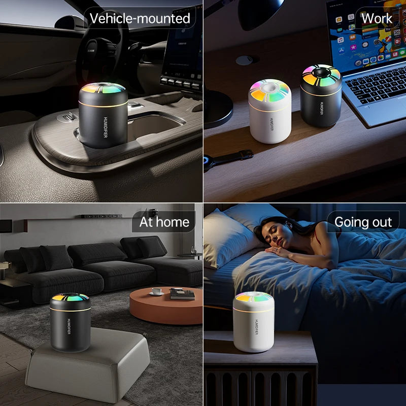 Aroma Diffuser Air Humidifier - 180ML Essential Oil Diffuser LED
