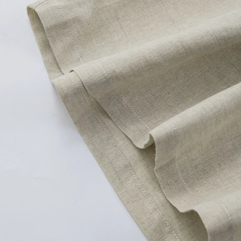 Cotton Linen Dresses For Women 2026 Casualshort Sleeve Back Bandage Harajuku Long Dresse Ladies Dresses Summer Sale Vestidos