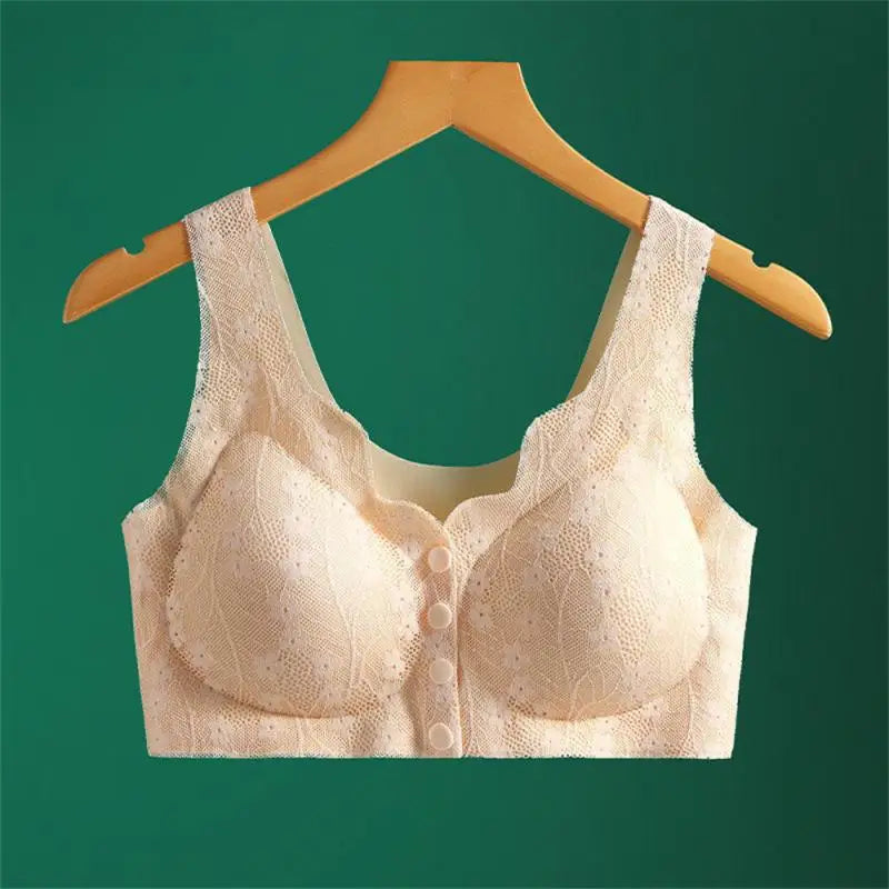 Women's Plus Size Wire-Free Soft Bra – Breathable Thin Cup Vest Undershirt for Everyday Comfort