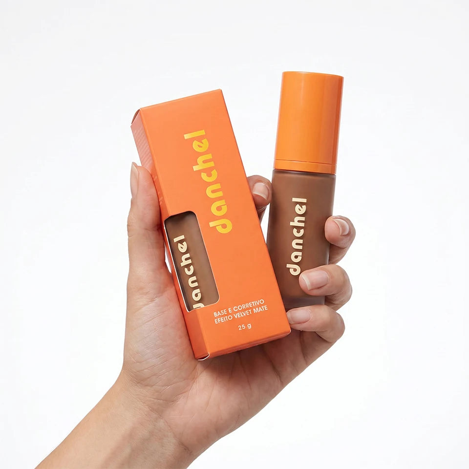 2-in-1 Liquid Foundation & Concealer Buildable Coverage Velvet Matte Finish Long Lasting Sweat Resistant Natural Face Makeup