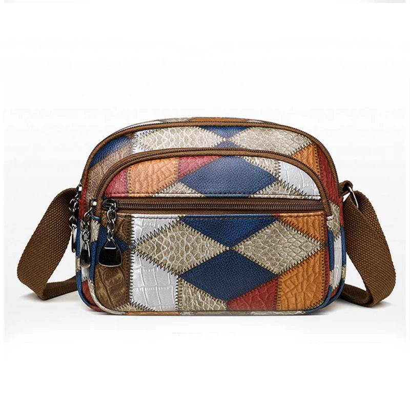 High Quality Solid Color PU Leather Shoulder Bag Old Money Crossbody Bags Women Large Capacity Ladies Handbags Female Tote Sac