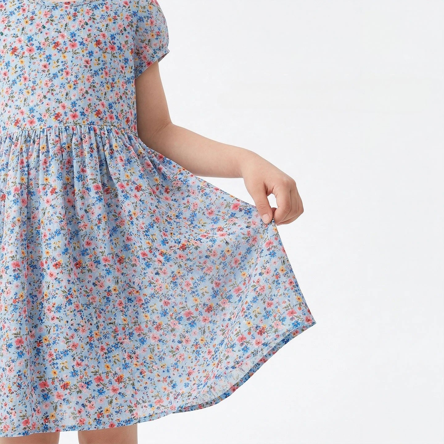 Girls Dresses Summer Children's Soft and Comfortable Floral Dresses Cool and Stylish Little Girls' Princess Dresses Baby Clothes