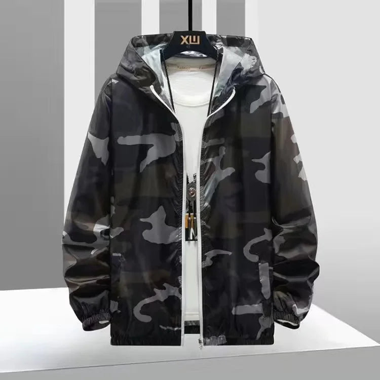 Men Women'S Running Sportswear Beach Hooded Clothes Couple Jackets Camouflage Transparent Sunscreen Coat Camo High Quality Clothe