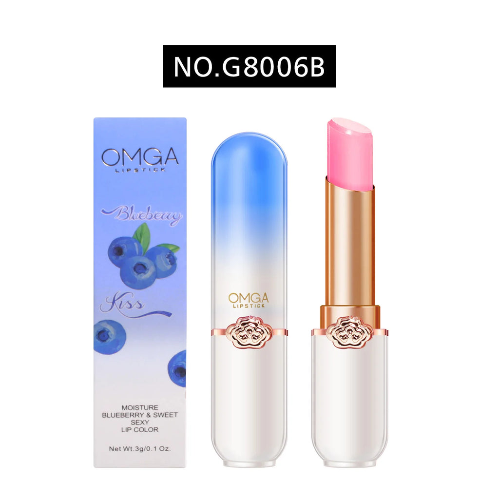 Color Changing Lipstick Moisturizing Lip Balm Nourising Long Lasting Aloe Vera Peach Gloss Natural Beeswax Lip Care Cosmetics