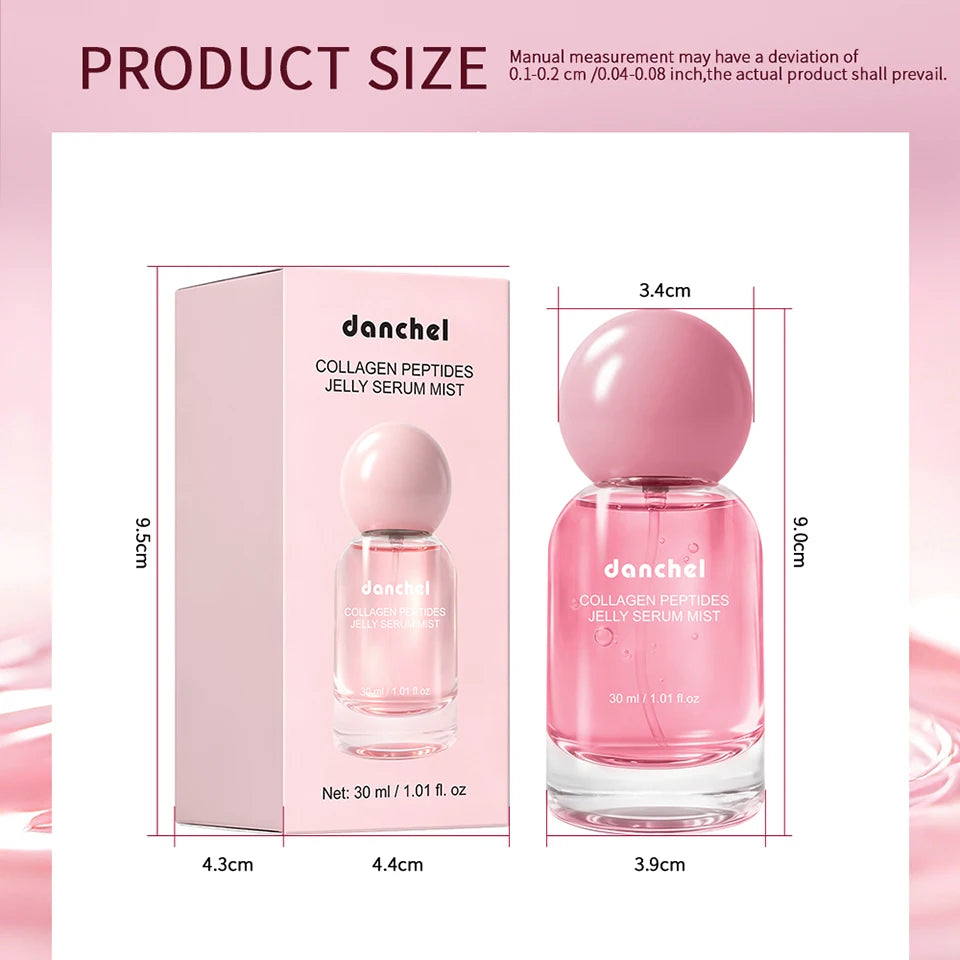 Collagen Peptide Jelly Essence Spray Deep Hydrating Gel Mist Soothing Repair Facial Toner Non-Sticky For Dry Sensitive Skin