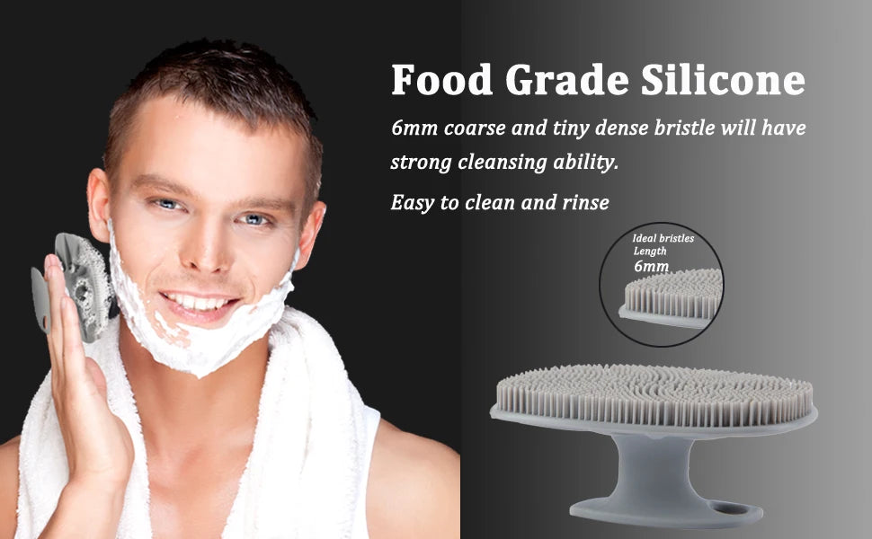 Silicone Face Scrubber,Facial Cleansing Brush,Facial Washing Brush for Deep Clean Pore Clean Blackhead Exfoliating and Massaging