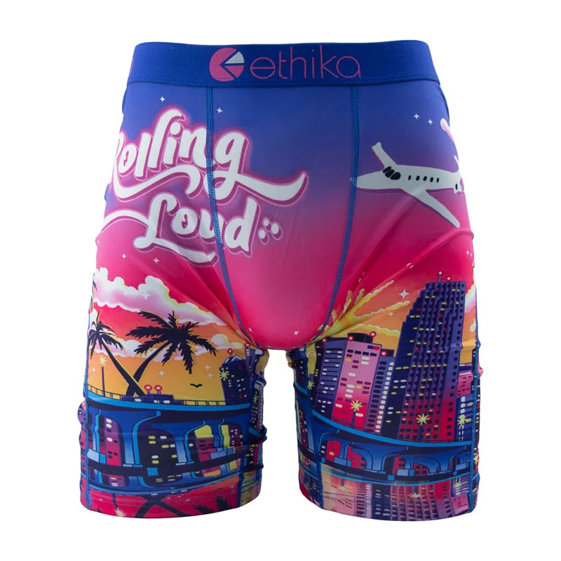 Ethika Men's Boxers Breathable Mesh Crotch Trunks Plus Size S To 3XL Comfort Fit