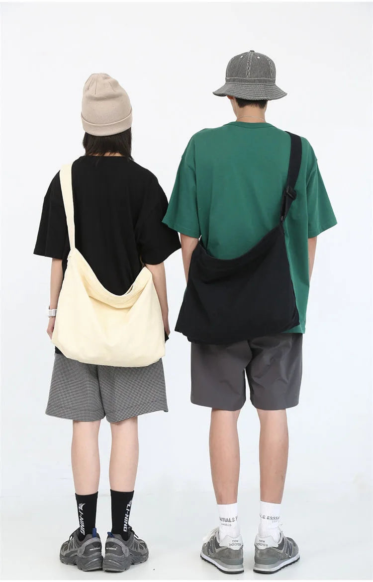 2026 Spring New Season Japanese Style Messenger Bag Made of Canvas Free Shipping Thickened Sturdy Retro Men Bag