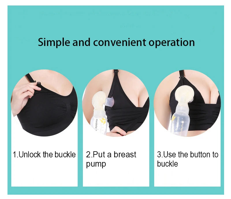 Hand Free Pumping Nursing Bra Breastfeeding Maternity Bras Women For Breast Special Underwear Pregnancy Clothes Can Wear All Day