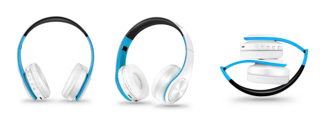 Auriculares inalámbricos dorados para hombre, audífonos estéreo con Bluetooth y micrófono incorporado, universales para Android e iOS