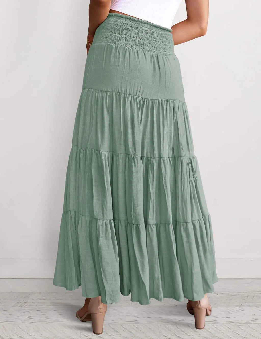 Summer High Waisted Maxi Skirts Women Clothing Fashion Ropa Mujer Faldas Casual Bohemian Long Skirt Saias Harajuku Streetwear