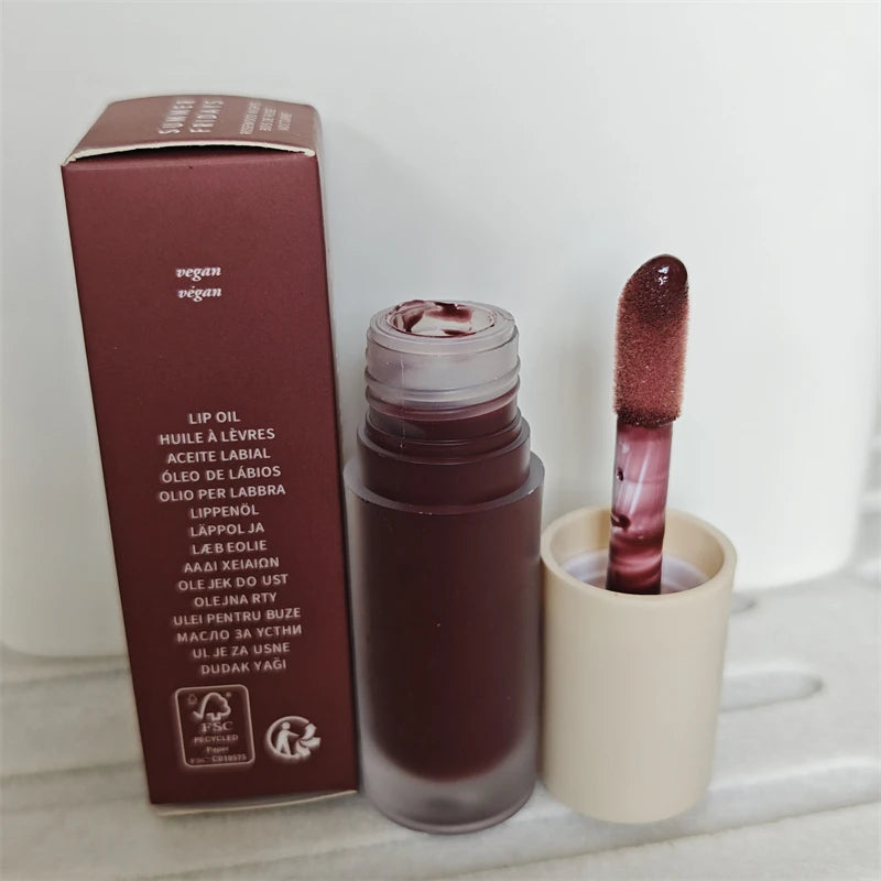 Fashion Brand Summer Lipstick Birthday Cake Vanilla Brown Sugar Lip Gloss Moisturizing and Hydrating Lip Balm Makeup Products