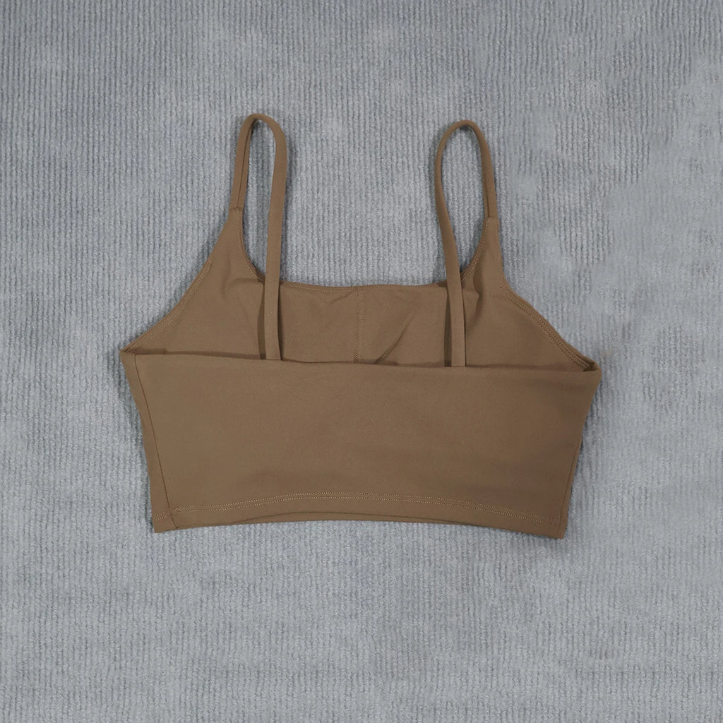 Ctenkevet Women's Push-Up Gym Workout Yoga Bra Female Backless Shockproof Fitness Crop Top Sports Underwear Woman