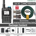 Quansheng UV K1 Mini Walkie Talkie Wireless Set Hunting Camping Long Range Ham Communication Radio K6 Walkier Talkie Transceiver