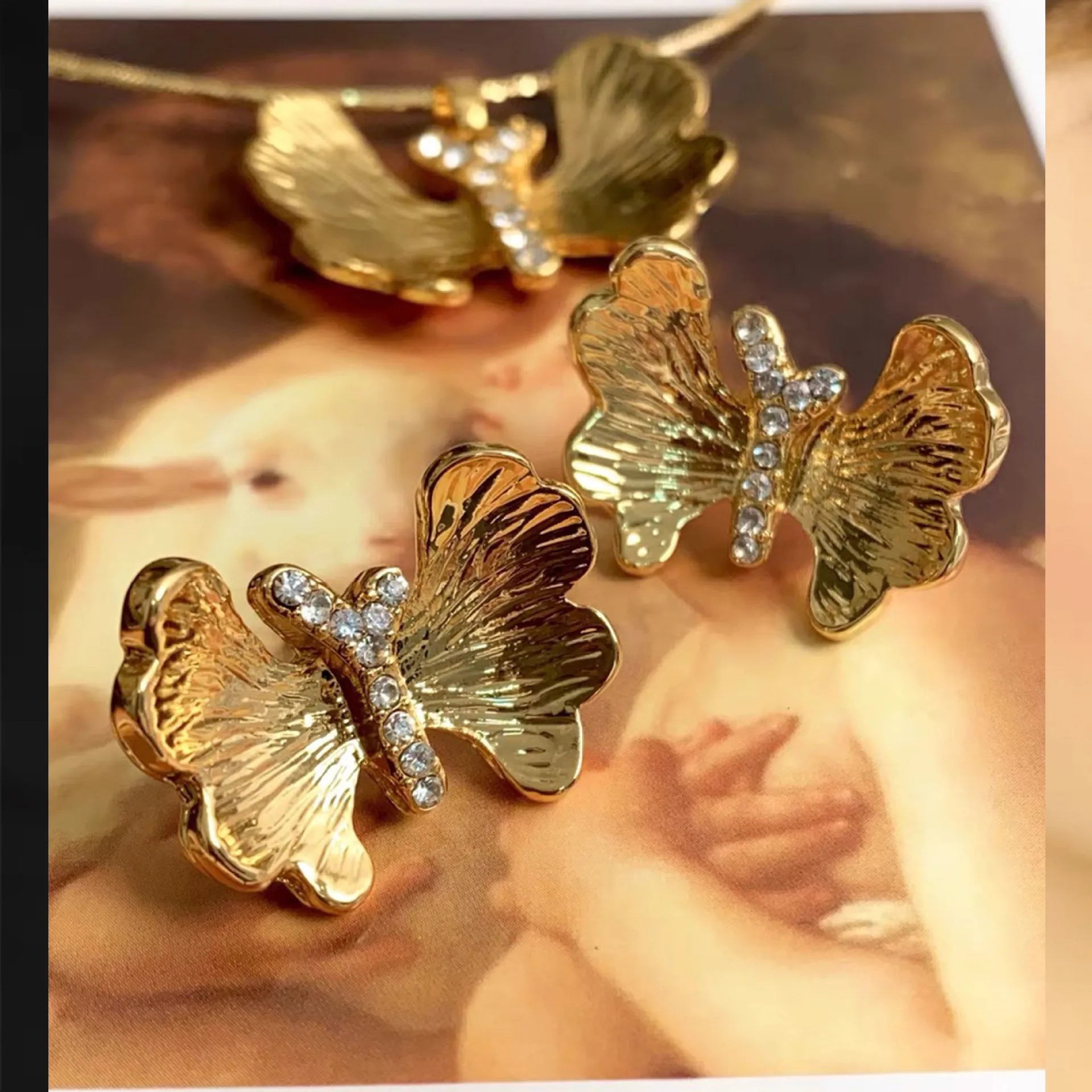 Trendy Jewelry Elegant Temperament Metal Flower Earrings For Women'S Female Gifts Delicate Design Ear Accessories Hot Selling