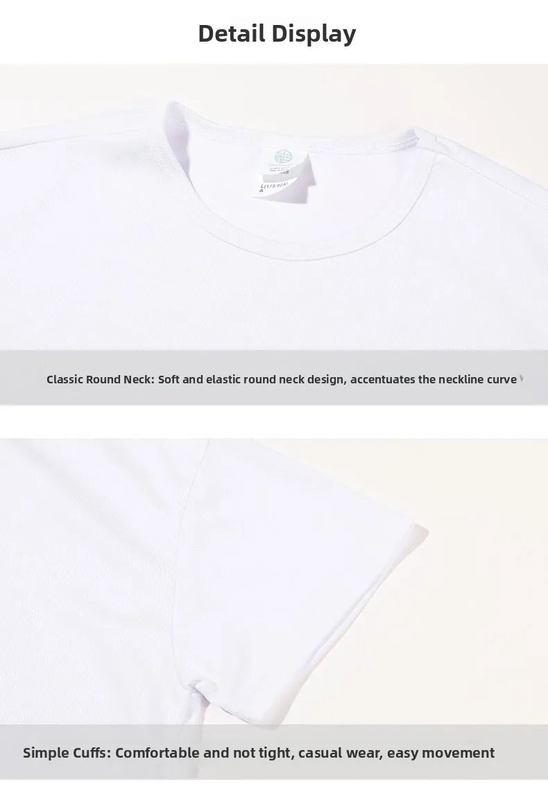 Versatile Men's Short Sleeve Shirt Tee Tops European Size Multi-Pack Slim Fit Sporty Style Fiber Blend Lightweight Clothing